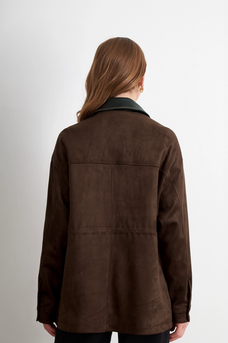 CHAQUETA TIPO BARBOUR MOCCA NICOPOLY - 4