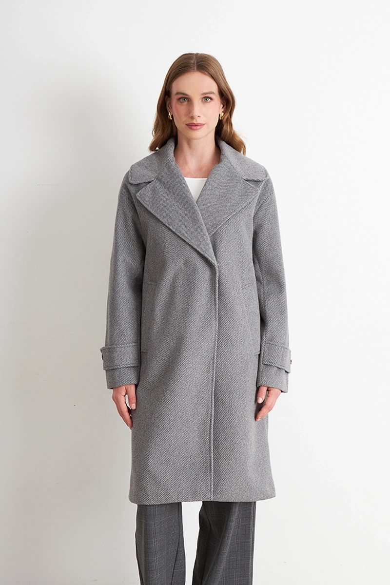 ABRIGO LANILLA CON SOLAPA GRIS NICOPOLY - 5