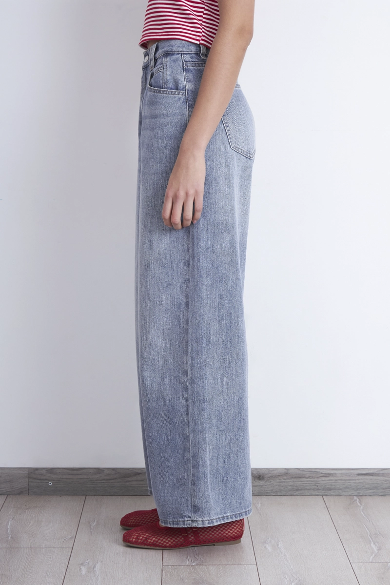 JEANS WIDE LEG ANCHO CELESTE NICOPOLY - 3
