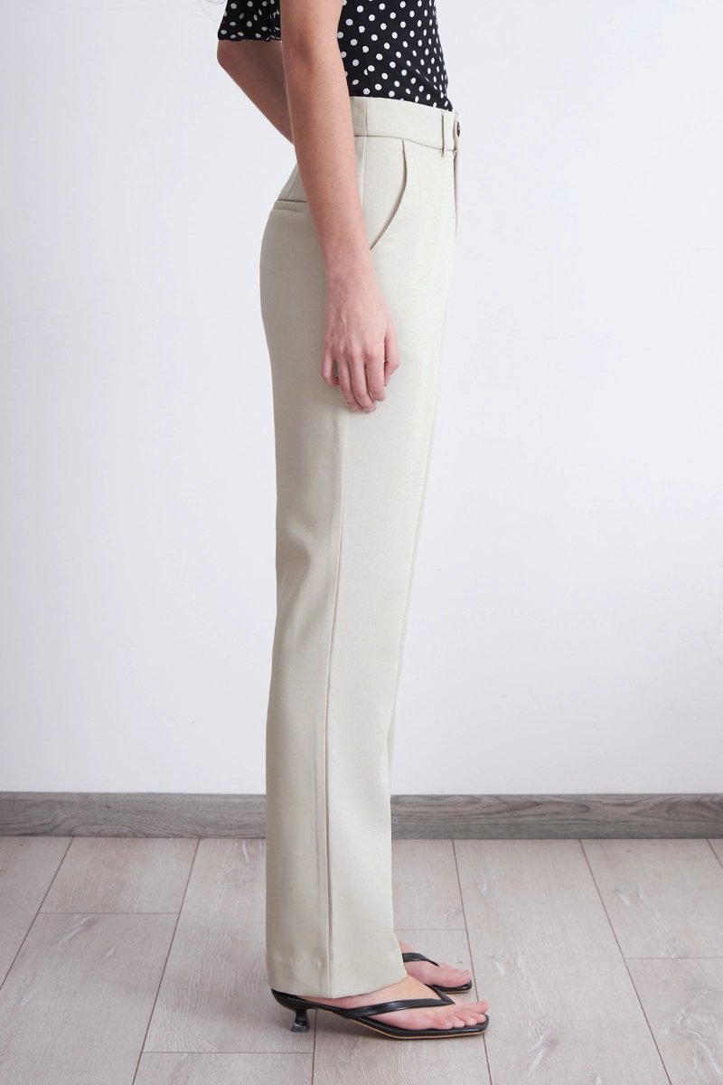 PANTALON SASTRERO RECTO BLANCO NICOPOLY - 3
