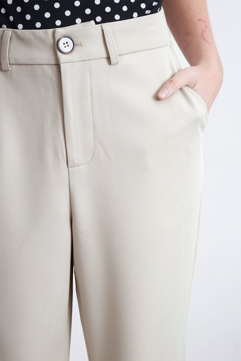 PANTALON SASTRERO RECTO BLANCO NICOPOLY - 6