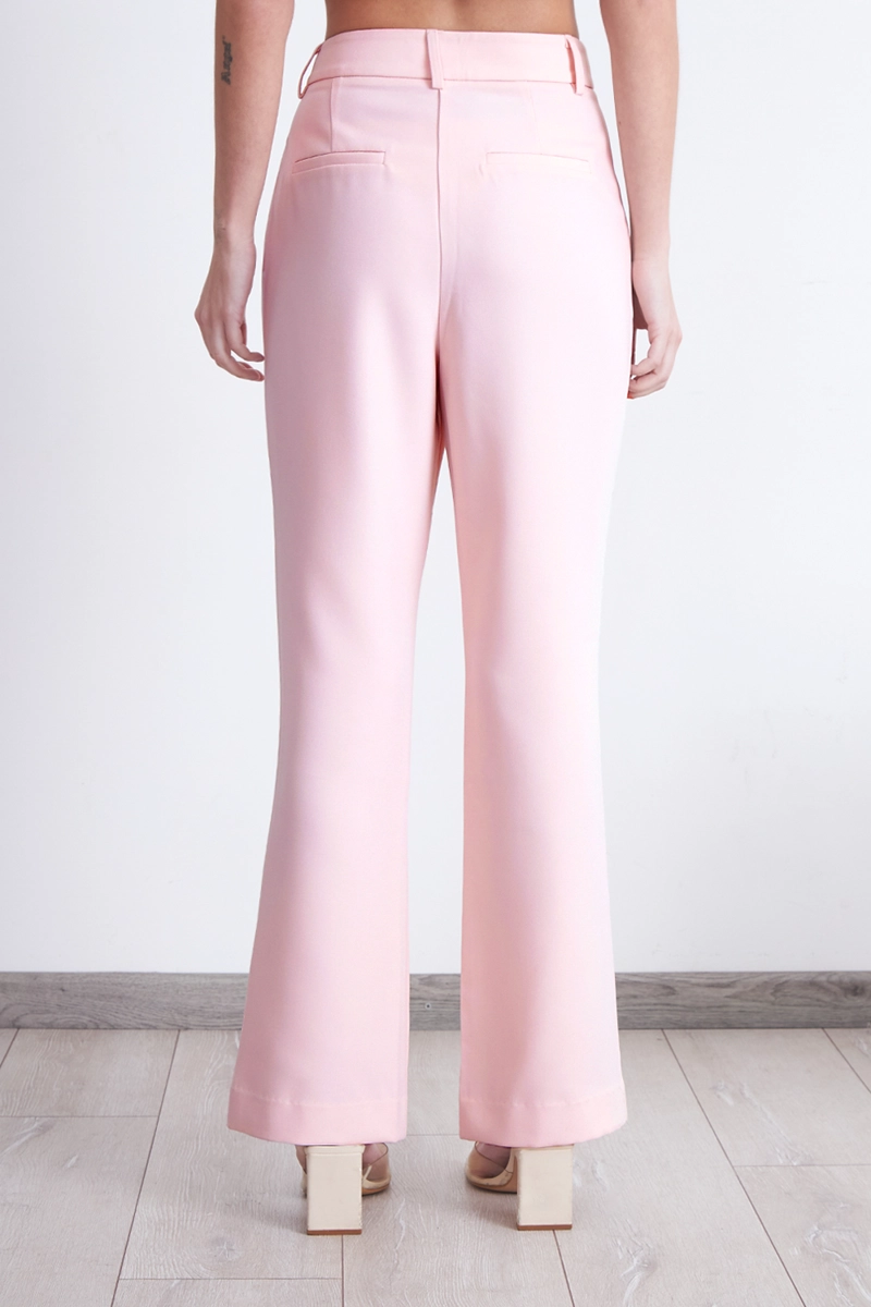 PANTALON SASTRERO RECTO ROSADO NICOPOLY - 4