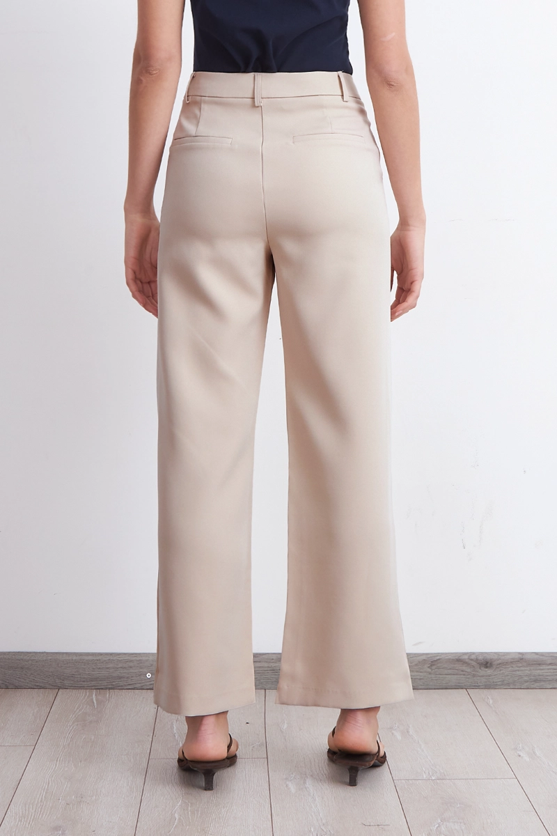 PANTALON BASICO BEIGE MUJER NICOPOLY - 4