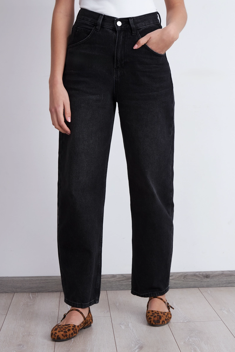 JEANS BARREL NEGRO NICOPOLY - 5
