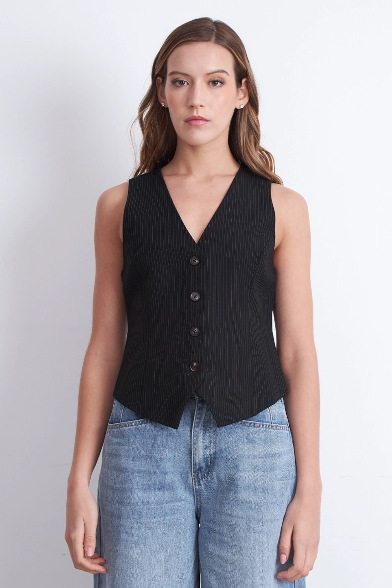 GILET SASTRERO RAYAS DIPLOMATICAS AZUL MARINO NICOPOLY - 5