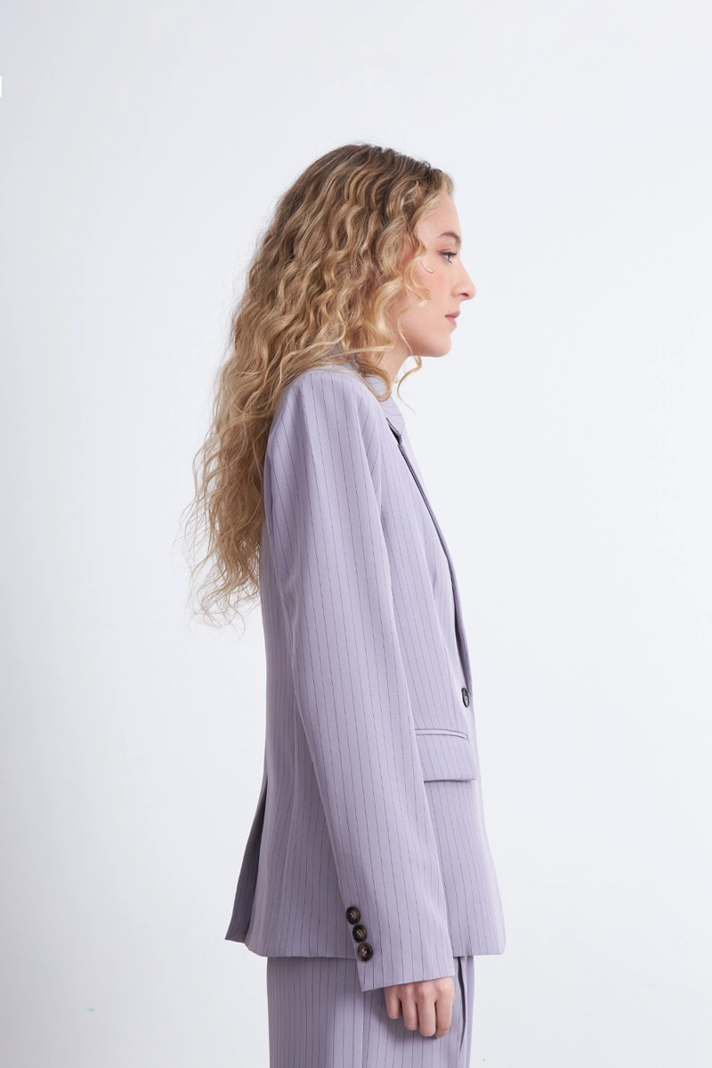 BLAZER RAYAS DIPLOMATICAS GRIS NICOPOLY - 3
