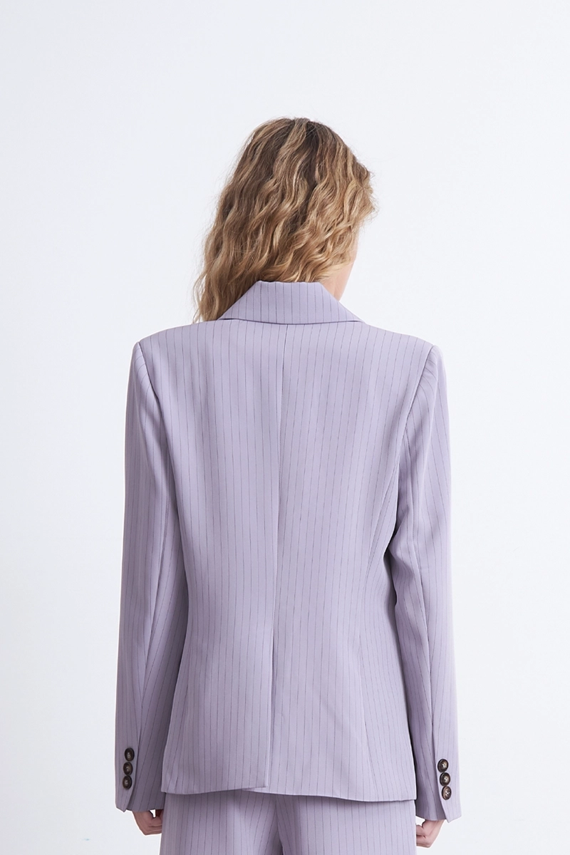 BLAZER RAYAS DIPLOMATICAS GRIS NICOPOLY - 4