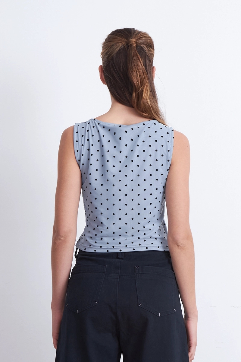 TOP MALLA LUNARES CELESTE MUJER NICOPOLY - 4