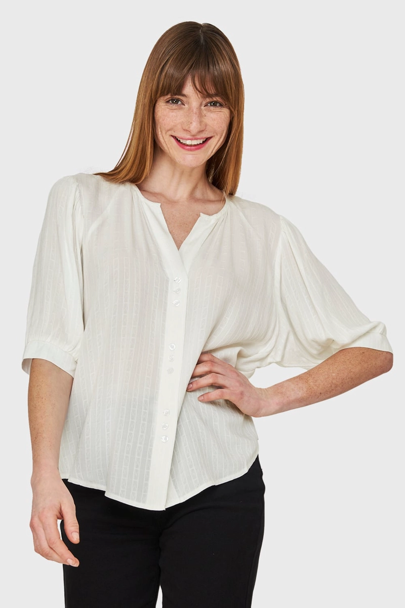 BLUSA HOLGADA BLANCO NICOPOLY - 1