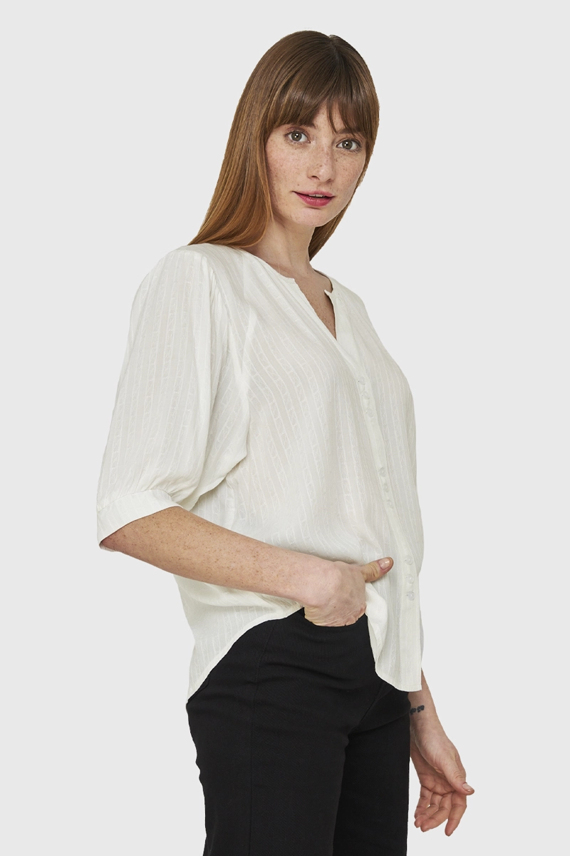 BLUSA HOLGADA BLANCO NICOPOLY - 3