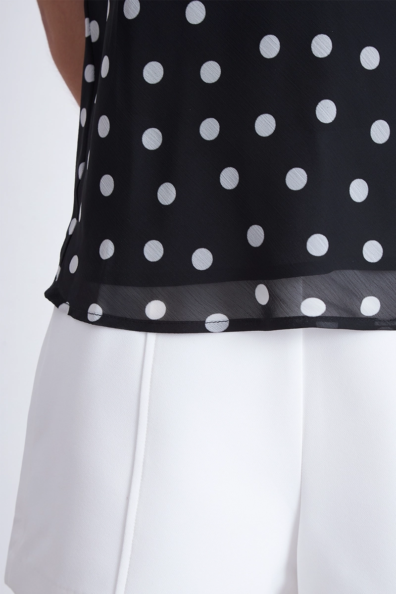 BLUSA HALTER LUNARES NEGRO NICOPOLY - 7