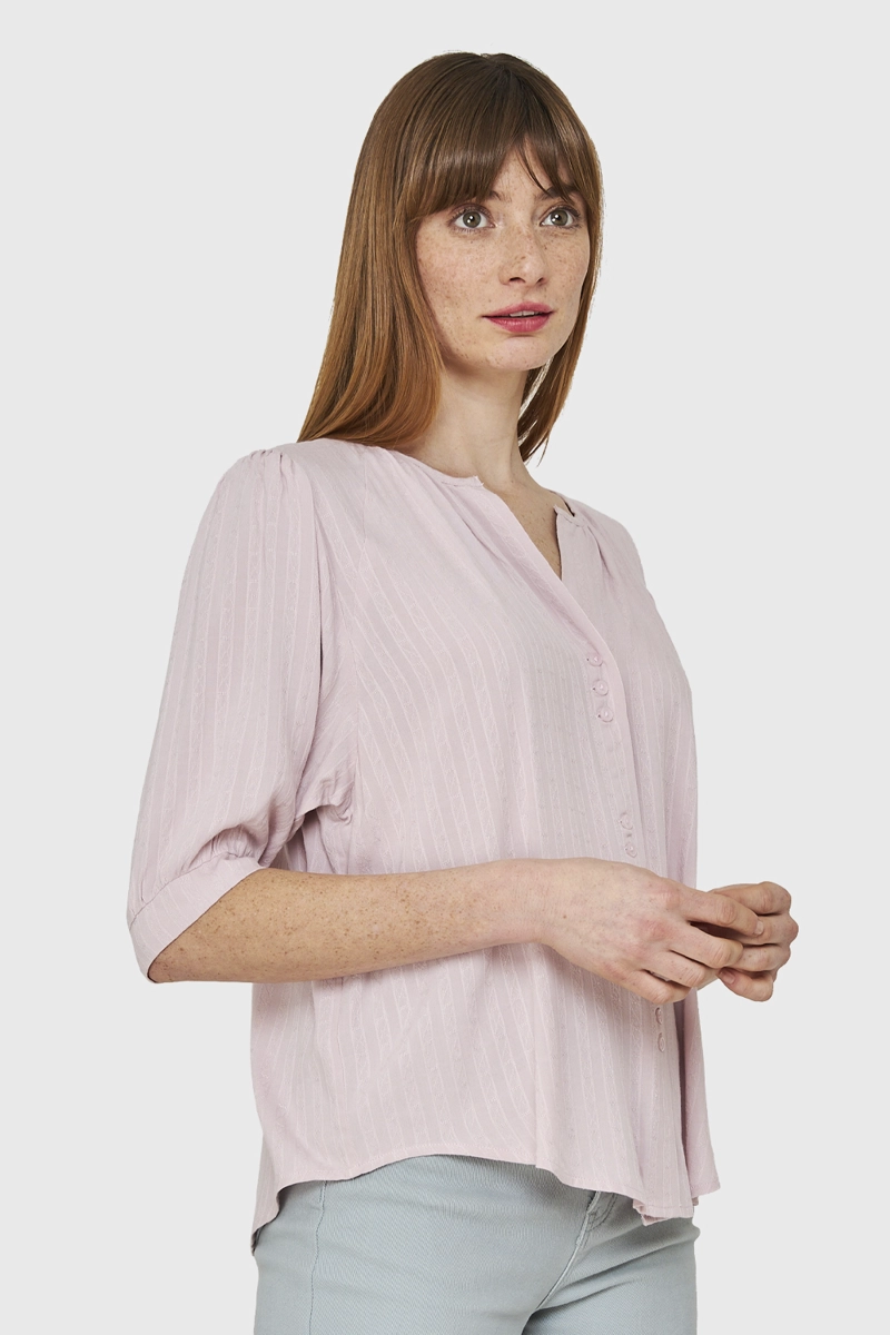 BLUSA HOLGADA ROSADO NICOPOLY - 3