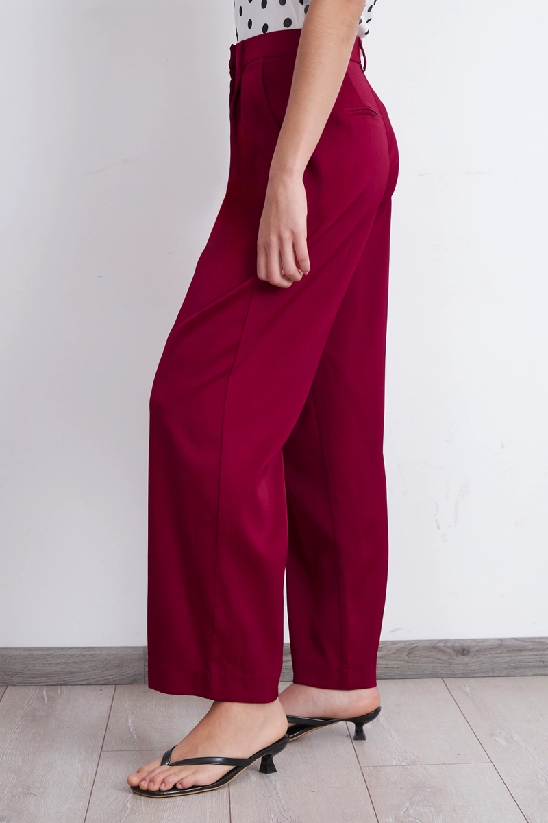 PANTALON SATINADO BURDEO NICOPOLY - 3