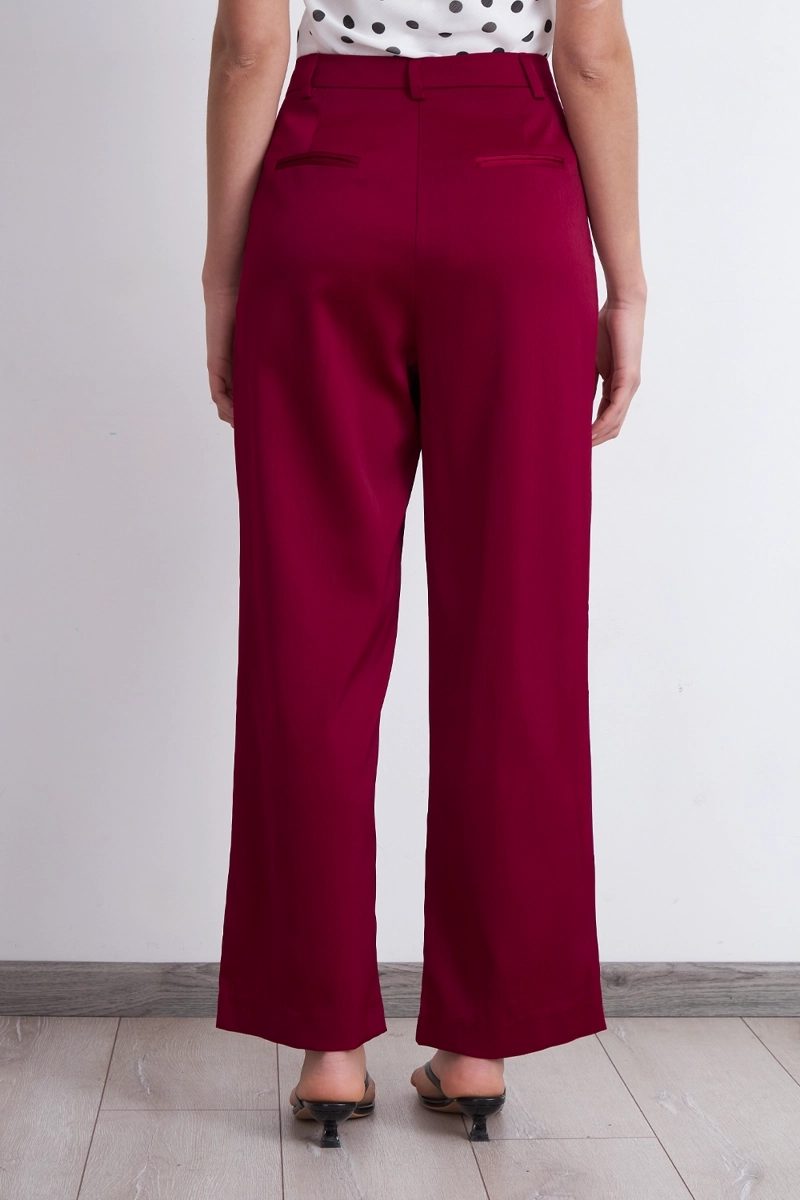 PANTALON SATINADO BURDEO NICOPOLY - 4