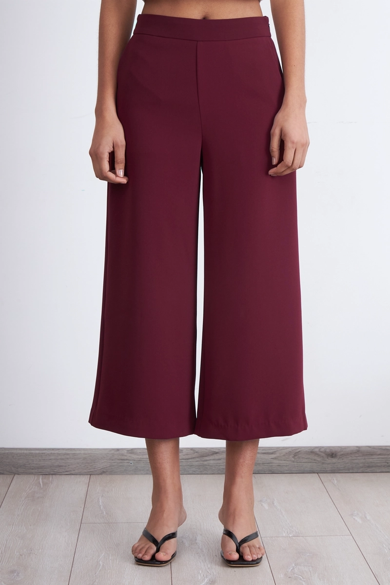 PANTALON WIDE LEG CROP BURDEO NICOPOLY - 6