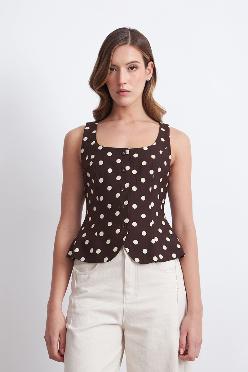 GILET LUNARES CAFE MUJER NICOPOLY - 1