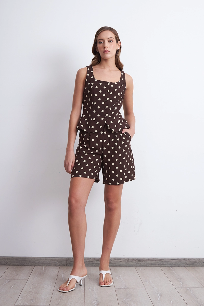SHORT BERMUDA LUNARES CAFE MUJER NICOPOLY - 2