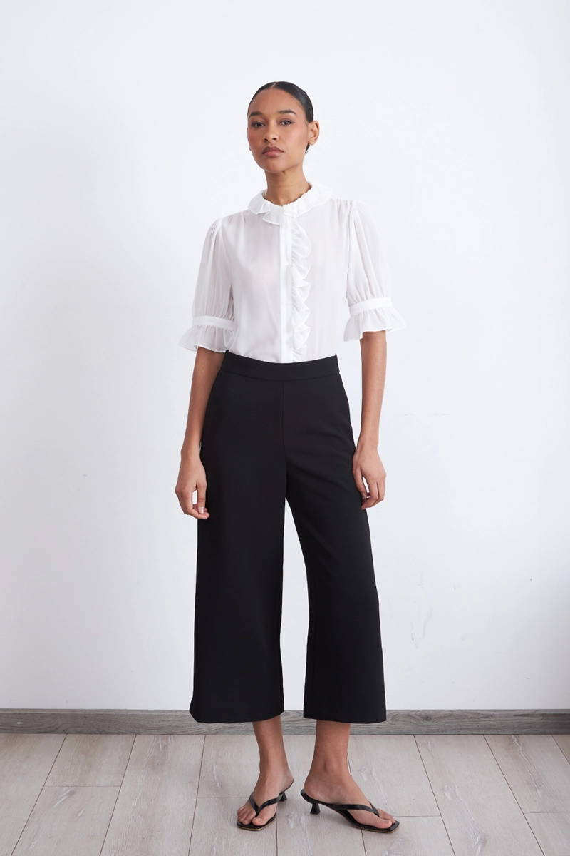 BLUSA VUELOS FRONTALES BLANCO MUJER NICOPOLY - 2