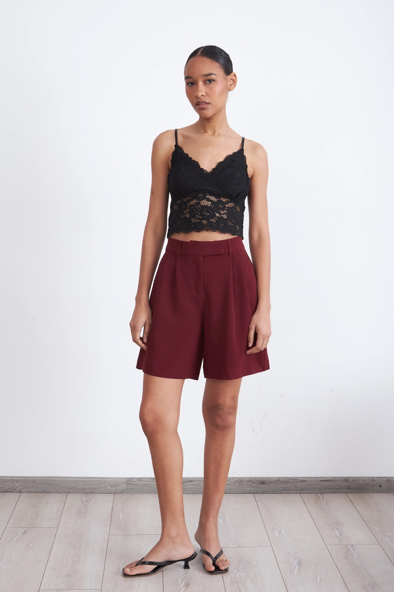 SHORT BERMUDA SASTRERO MUJER BURDEO MUJER NICOPOLY - 2