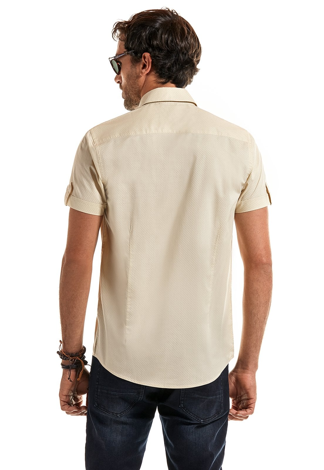 CAMISA MANGA CORTA ESTAMPADA ASTORIA BLUE - 3