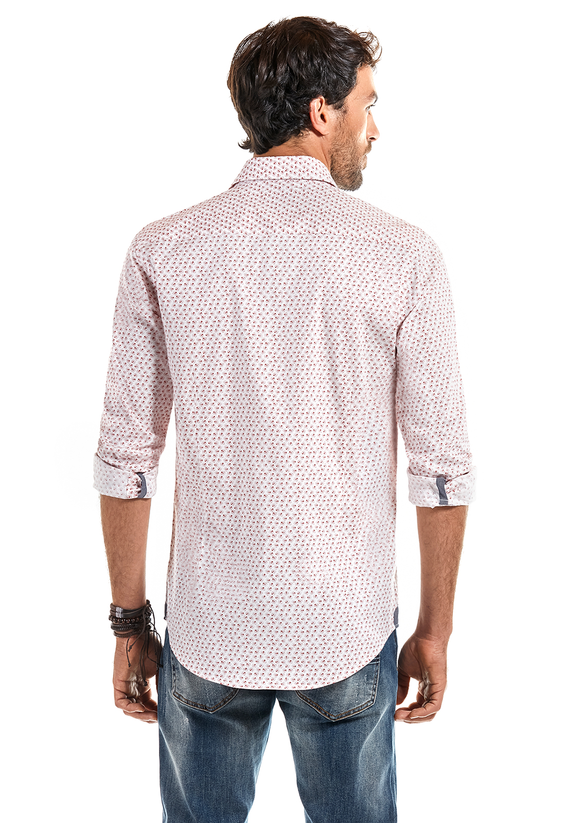 CAMISA ESTAMPADA DURHAM BLUE - 3