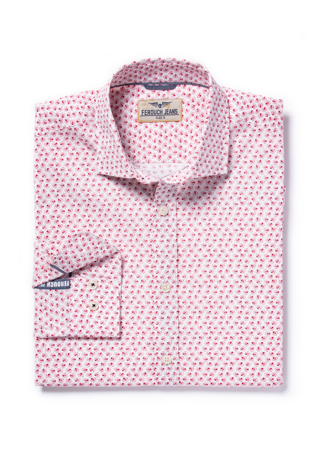 CAMISA ESTAMPADA DURHAM BLUE - 5