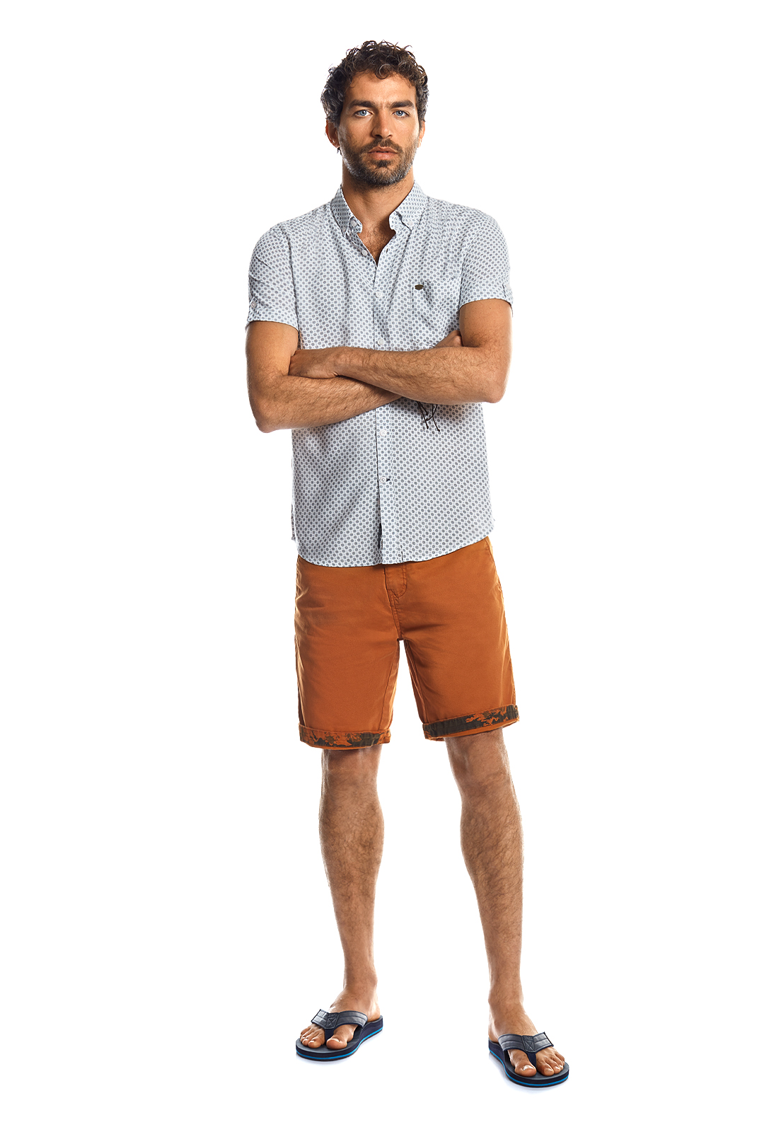 CAMISA MANGA CORTA ESTAMPADA LOS ÁNGELES OFF WHITE - 2
