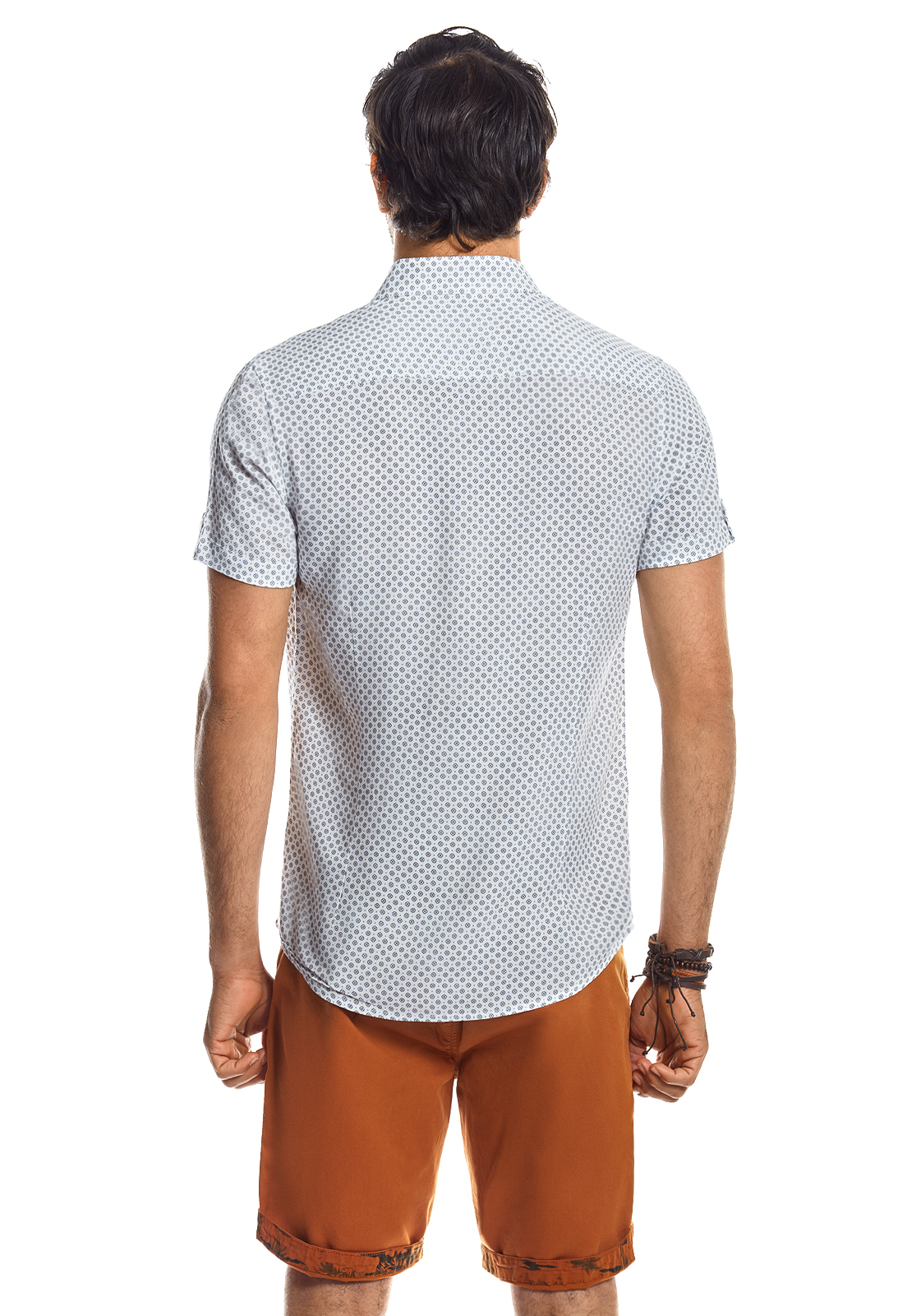 CAMISA MANGA CORTA ESTAMPADA LOS ÁNGELES OFF WHITE - 3