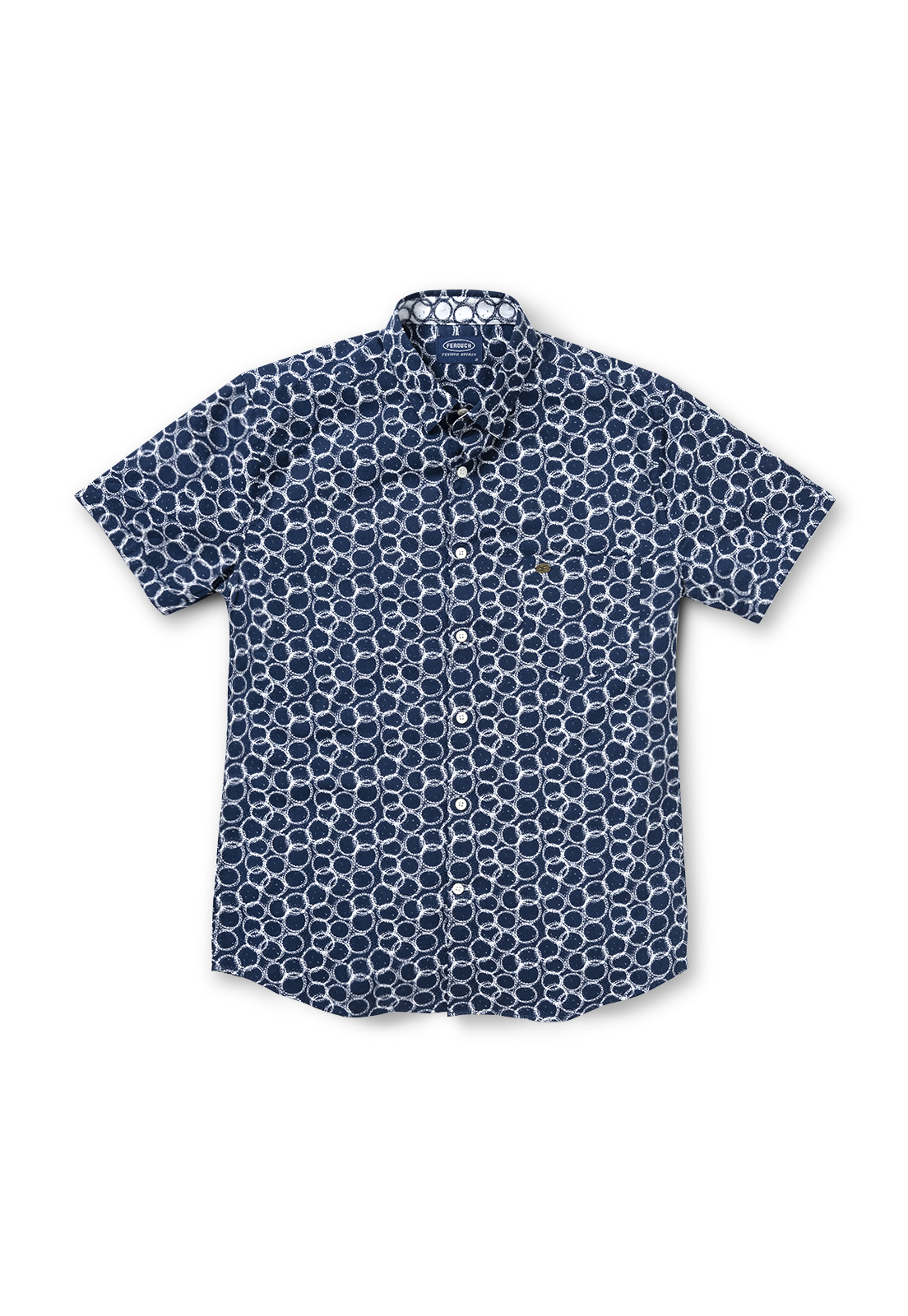CAMISA MANGA CORTA ESTAMPADA LANCASTER BLUE - 5