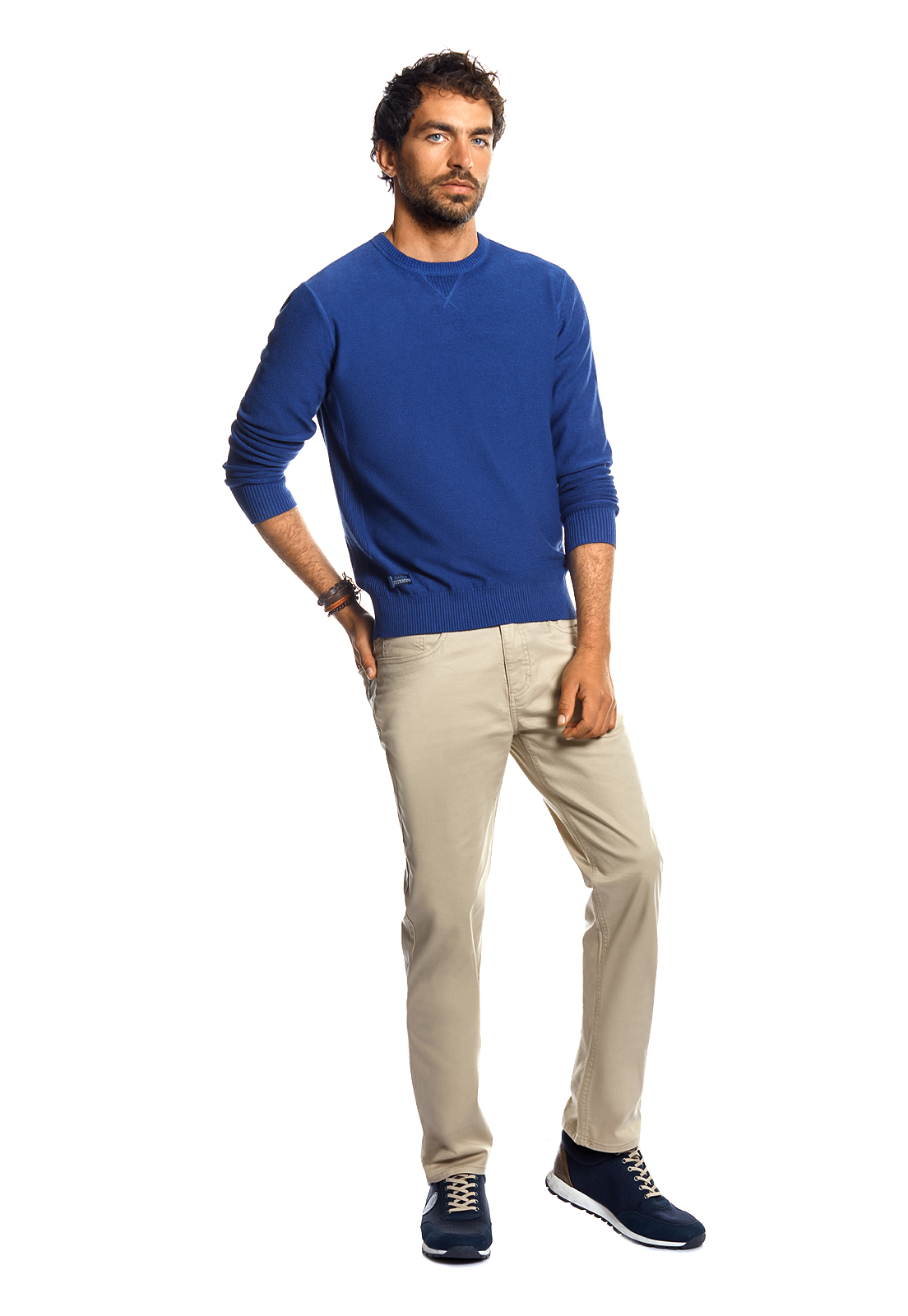 SWEATER MICHIGAN BLUE MELANGE - 2