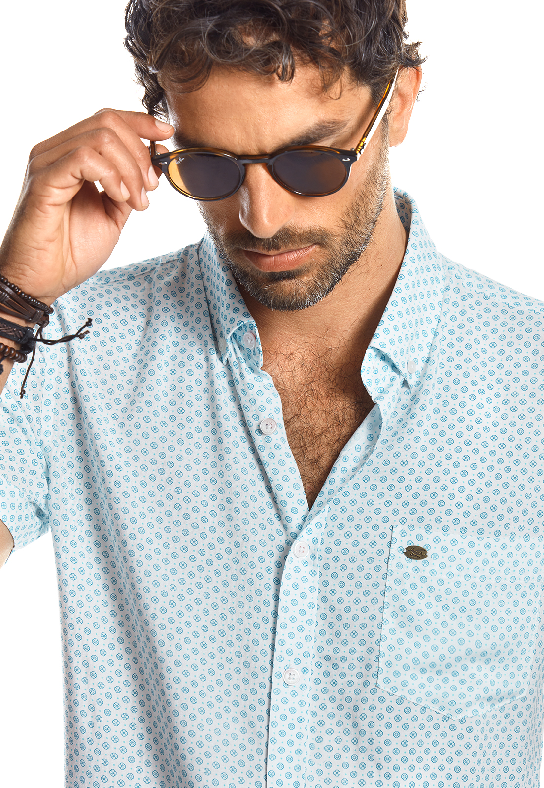 CAMISA MANGA CORTA ESTAMPADA LOS ÁNGELES DK ICE - 4