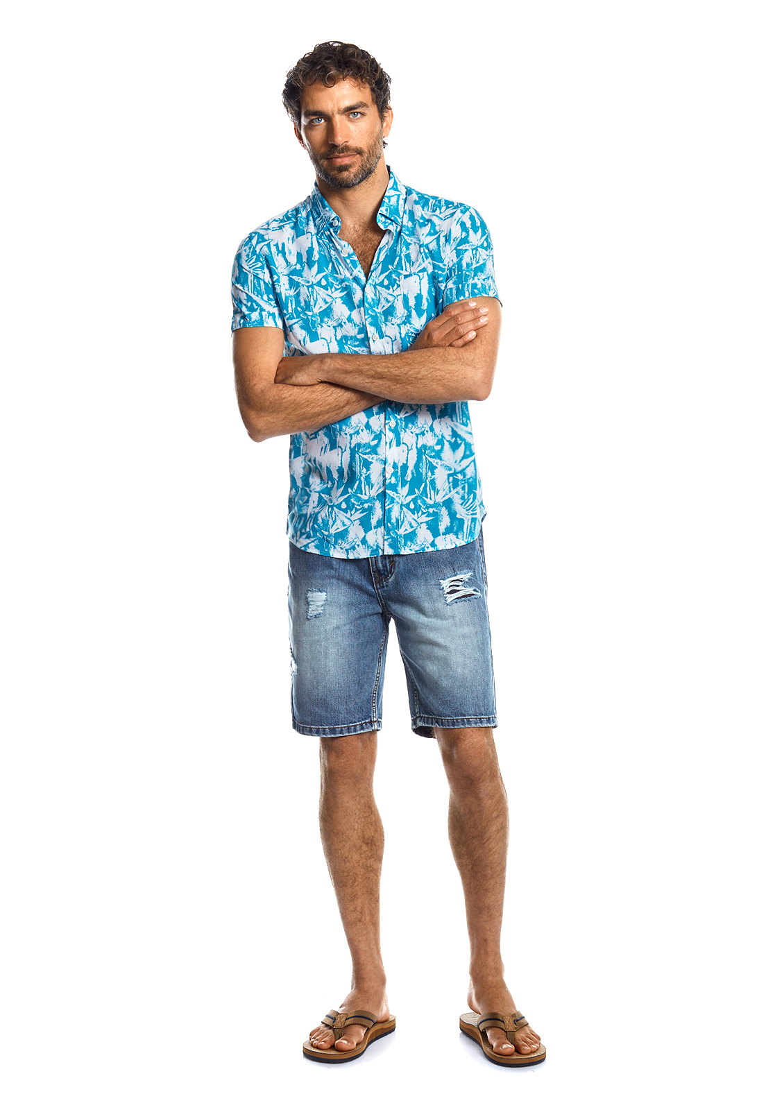CAMISA MANGA CORTA ESTAMPADA DAKOTA FJ CAPRI - 2