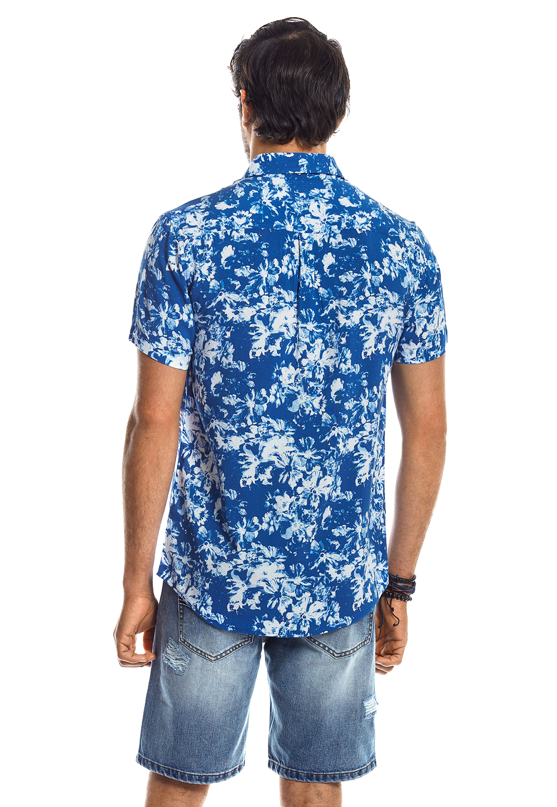 CAMISA MANGA CORTA ESTAMPADA SAN DIEGO BLUE - 3