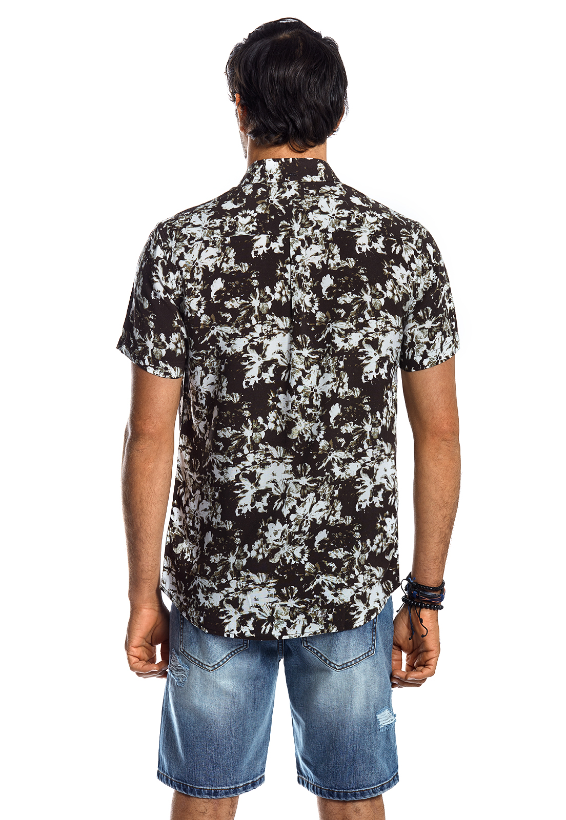 CAMISA MANGA CORTA ESTAMPADA SAN DIEGO BLACK - 3