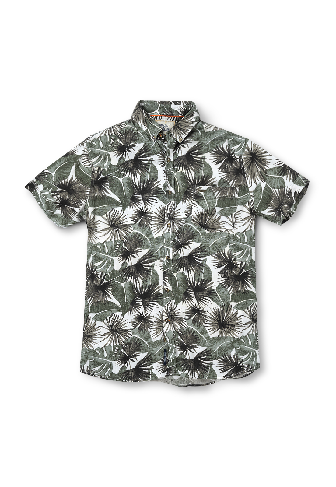 CAMISA MANGA CORTA ESTAMPADA MICHIGAN FJ GREEN - 5