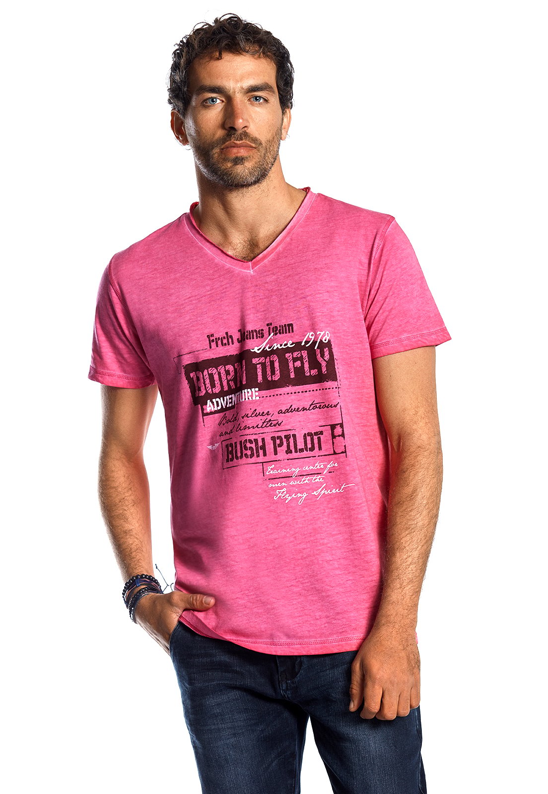 POLERA VIRGINIA FUCSIA - 1