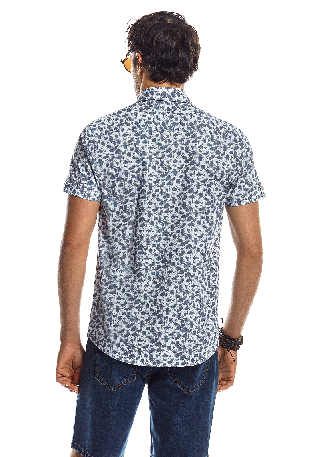 CAMISA MANGA CORTA ESTAMPADA OREGON GREY - 3