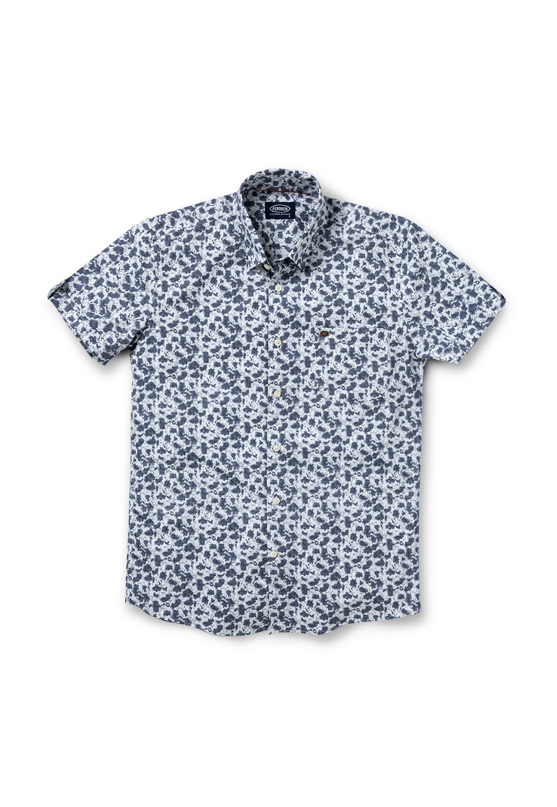 CAMISA MANGA CORTA ESTAMPADA OREGON GREY - 5
