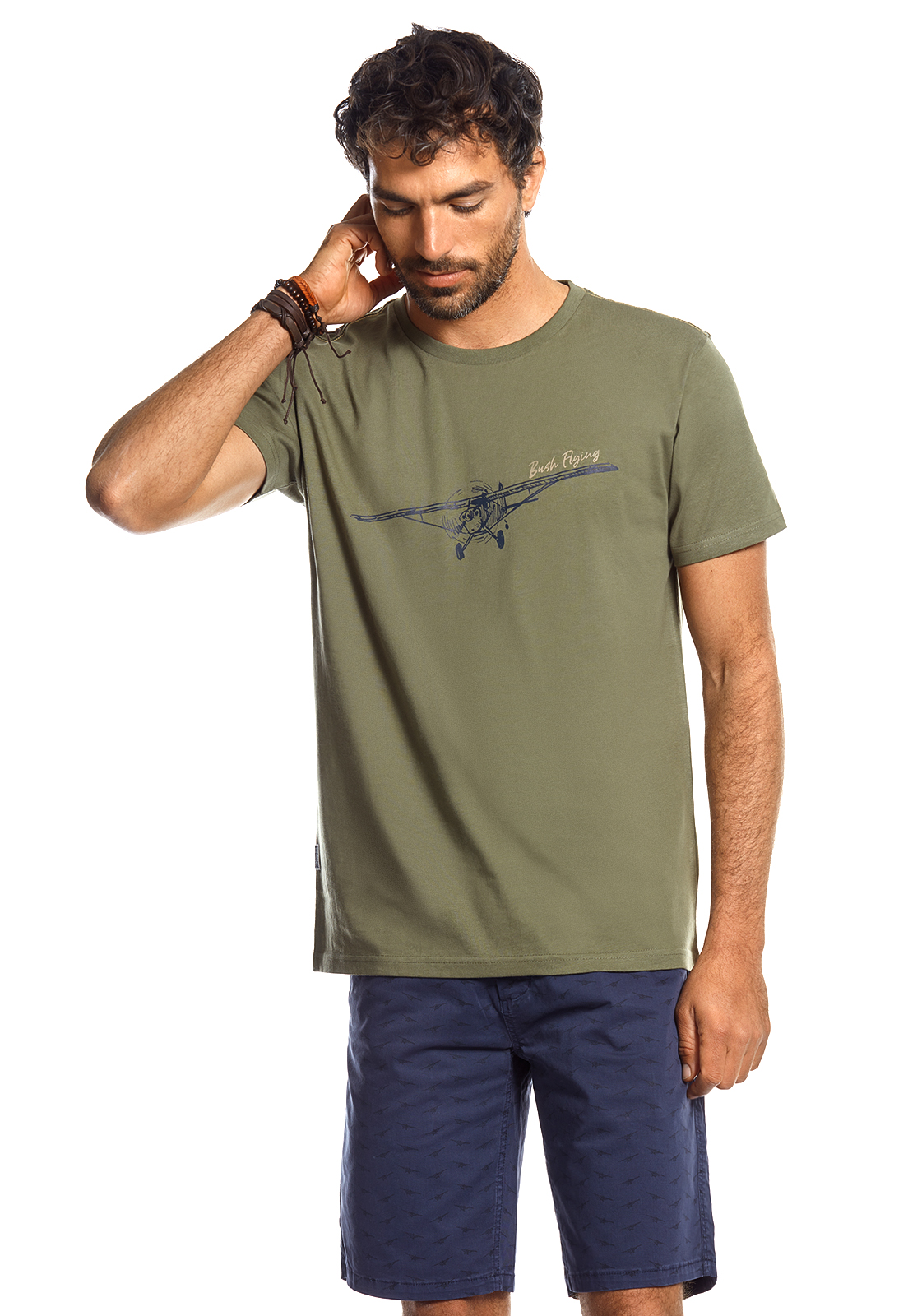 POLERA IOWA LT MILITARY - 1