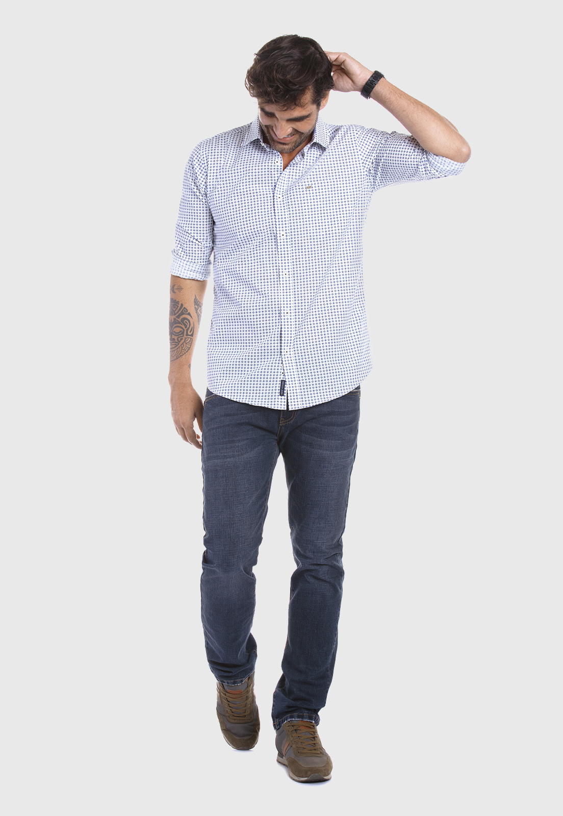CAMISA ESTAMPADA FLORIDA FJ OFF WHITE - 2
