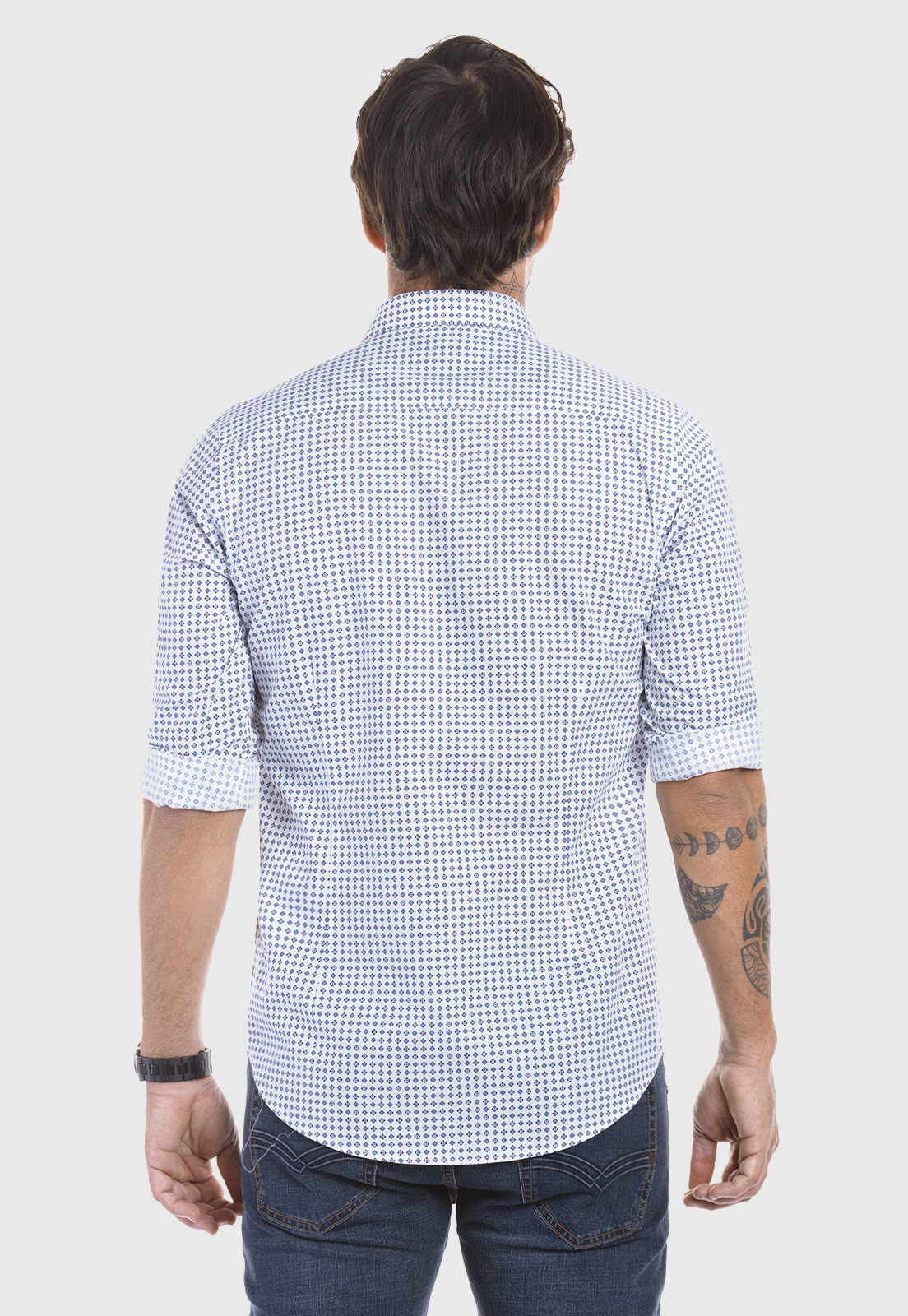 CAMISA ESTAMPADA FLORIDA FJ OFF WHITE - 3