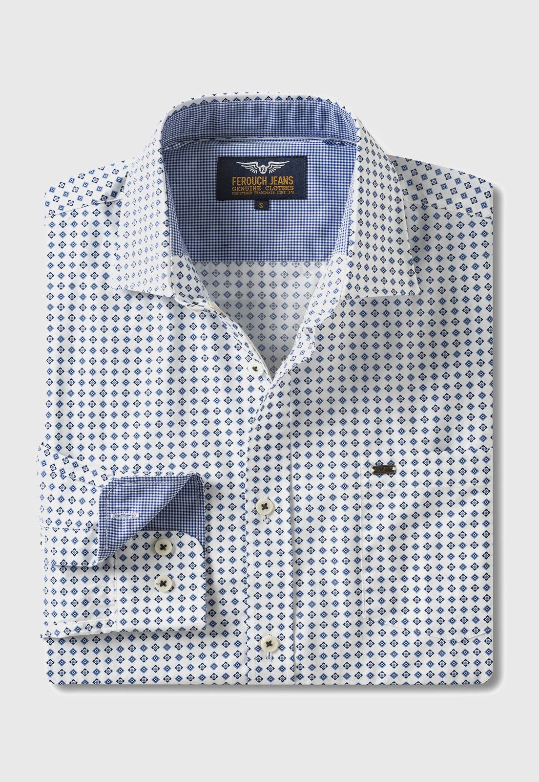 CAMISA ESTAMPADA FLORIDA FJ OFF WHITE - 5