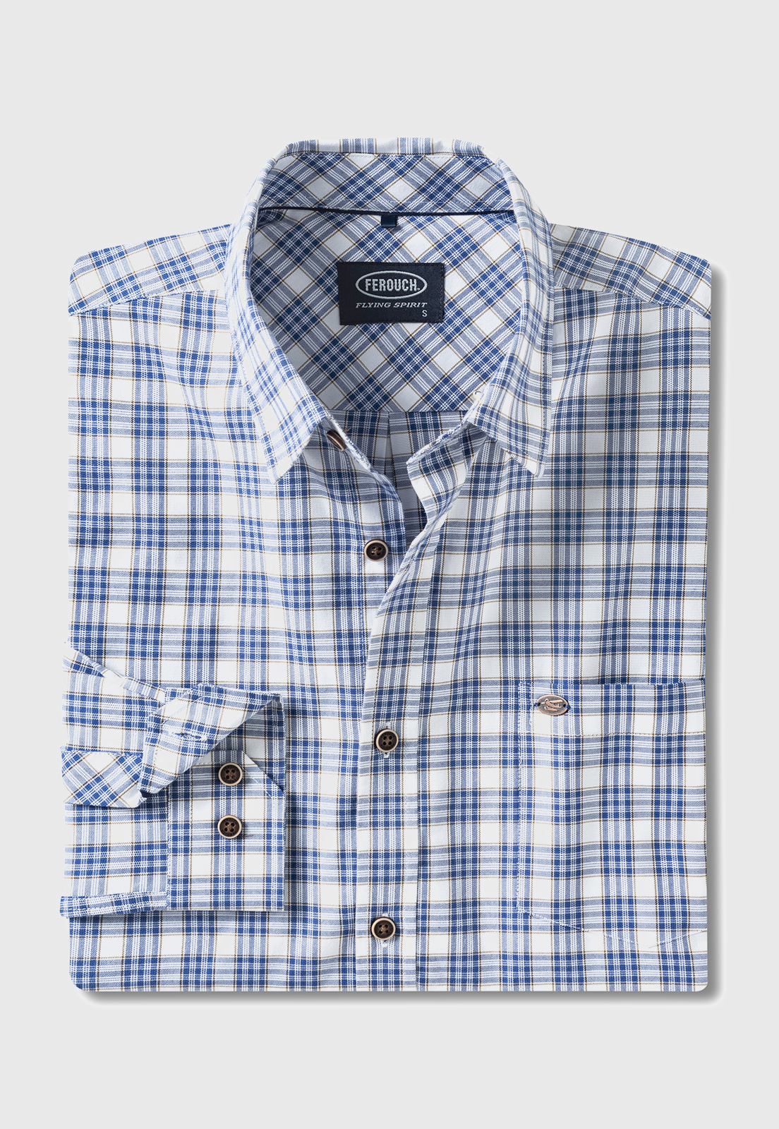 CAMISA CHECKERED ASPEN F BLUE - 5