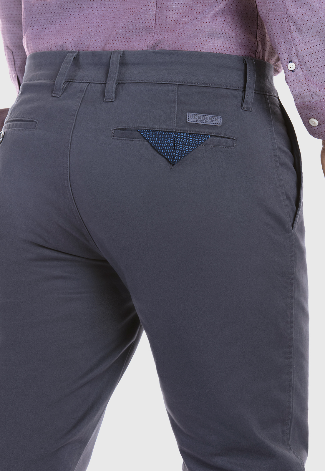PANTALÓN TWILL SLIM /33 METAL - 4