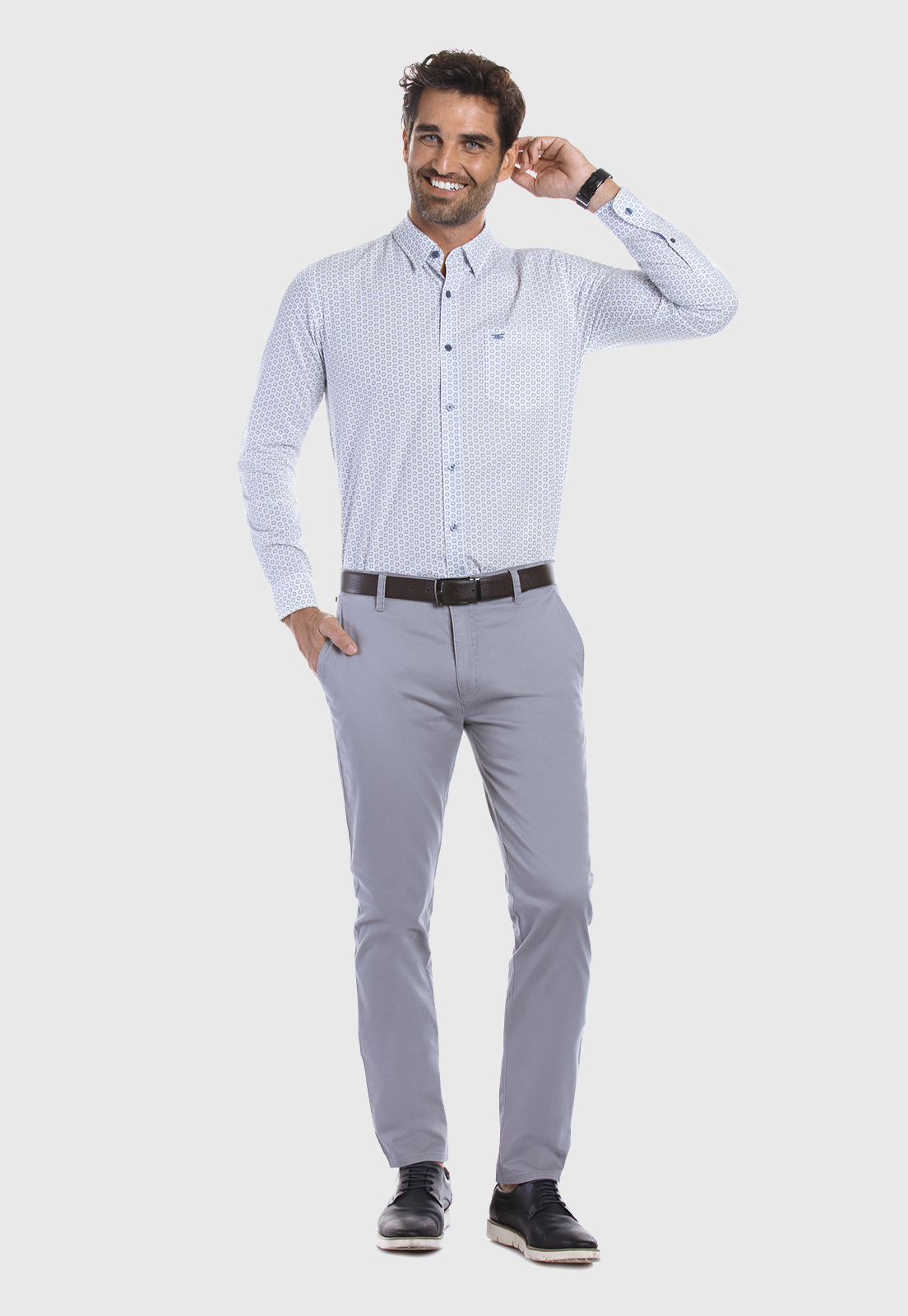 CAMISA BUSINESS FONTANA ECRU - 2