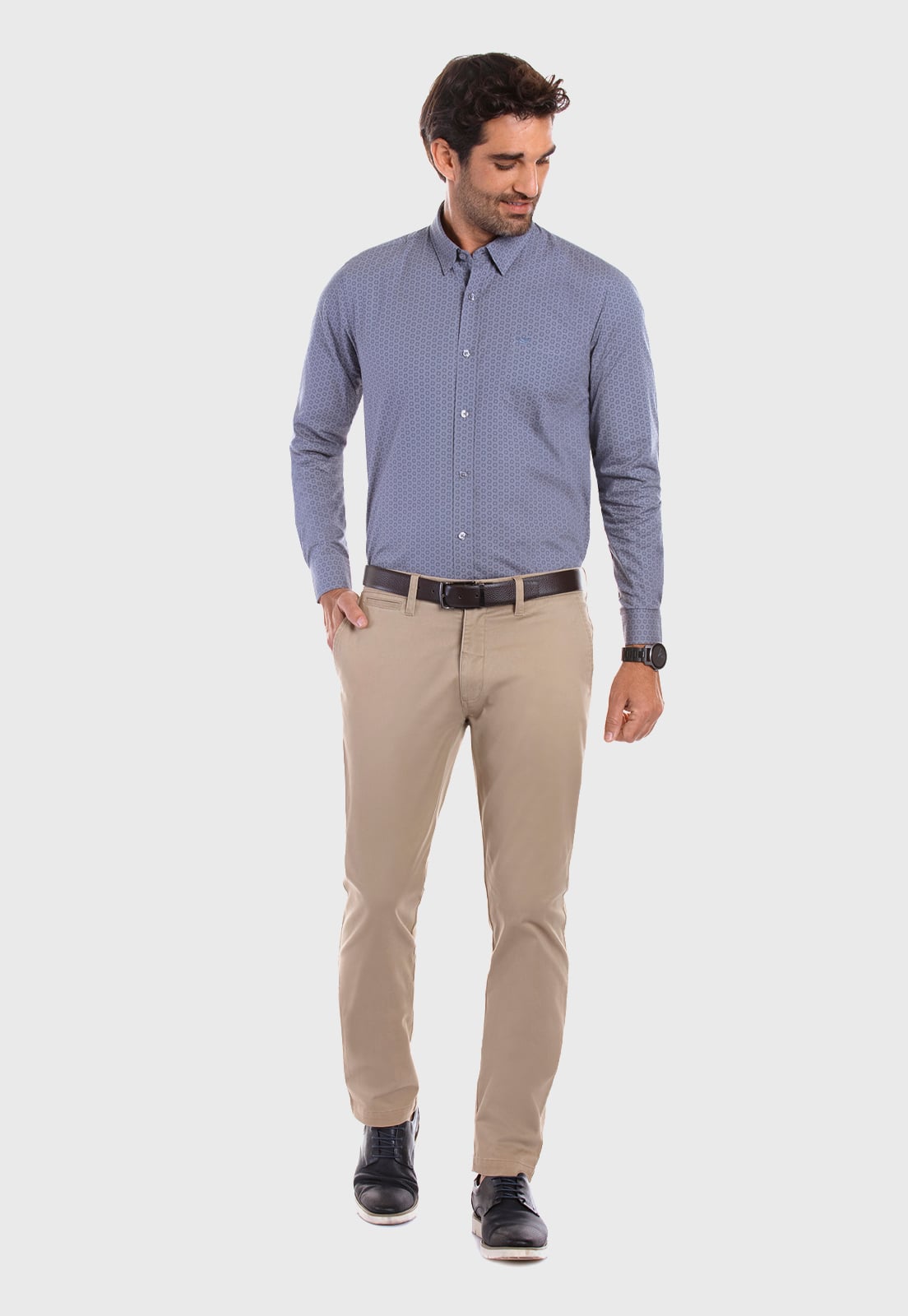 PANTALÓN TWILL SLIM /33 KHAKI - 2