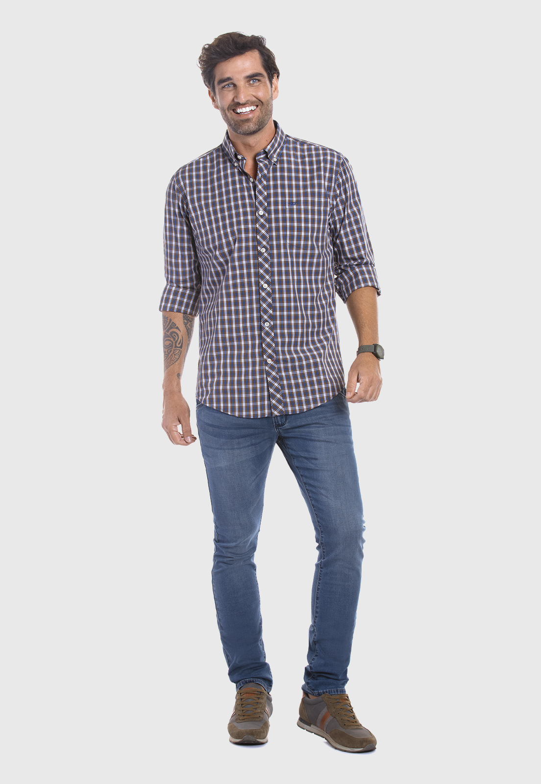 CAMISA CHECKERED BRISTOL F CAMEL - 2