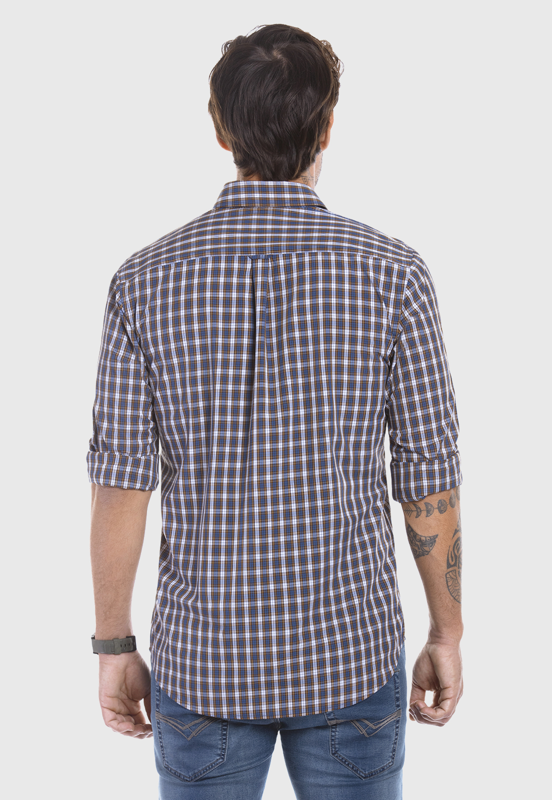 CAMISA CHECKERED BRISTOL F CAMEL - 3