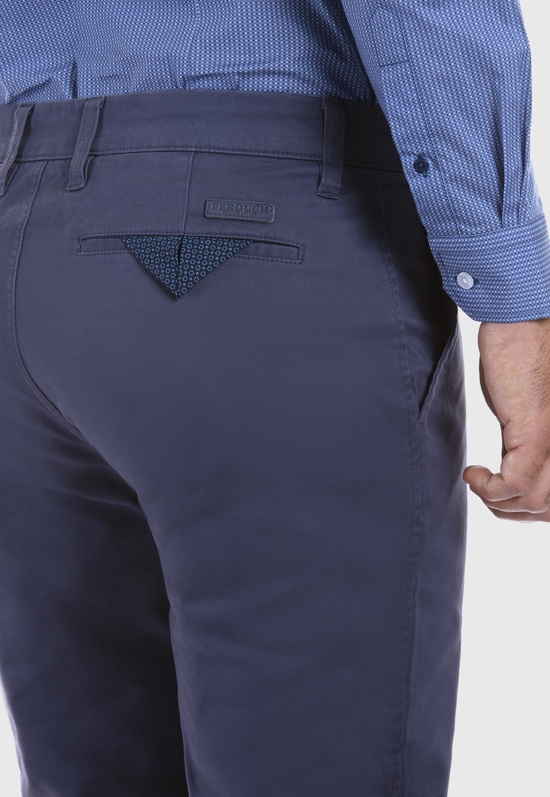 PANTALÓN TWILL SLIM /33 STONE - 4