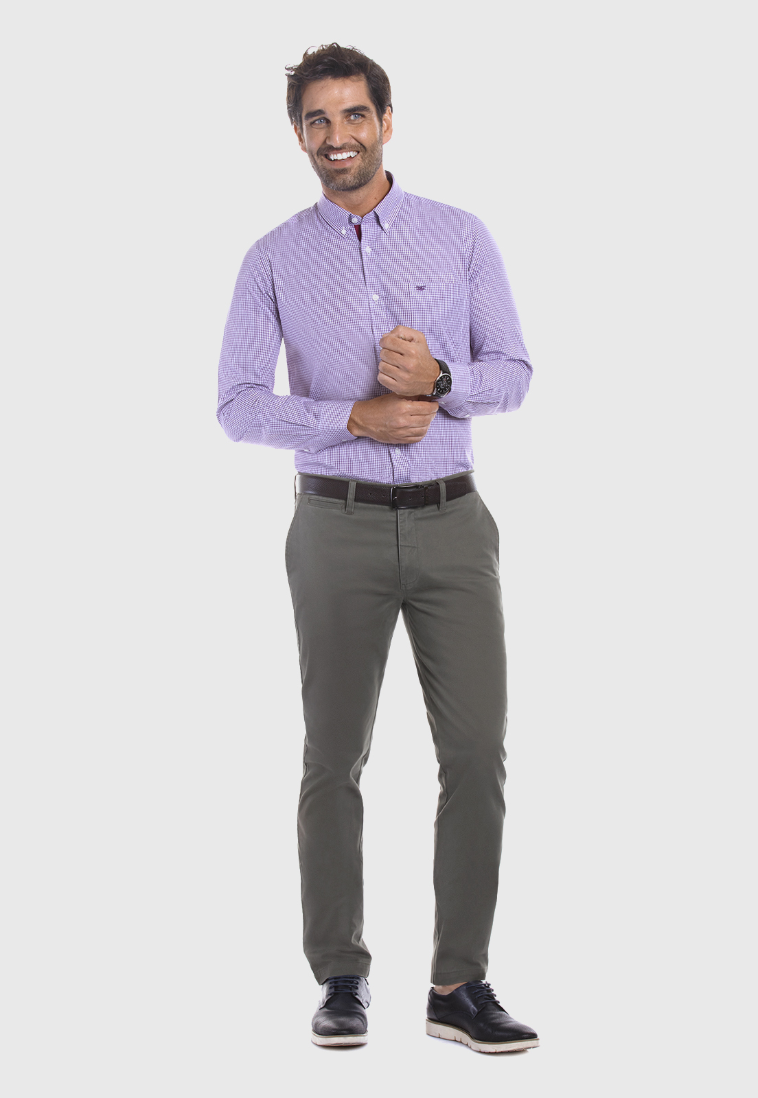 PANTALÓN TWILL SLIM /33 MILITARY - 2